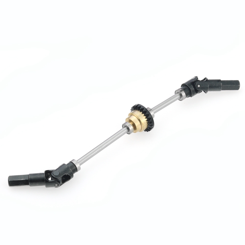 2Pcs Metal Universal Steering Joint Drive Shaft for WPL C14 C24 C34 B24 B36 MN D90 D91 MS RC Car Parts Accessories