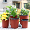 100Pcs/Set Flower Pot Plastic Plant Pots Desktop Potted Green Plant Garden Soft Nursery Flowerpot Home Vegetation Tools 12 Size