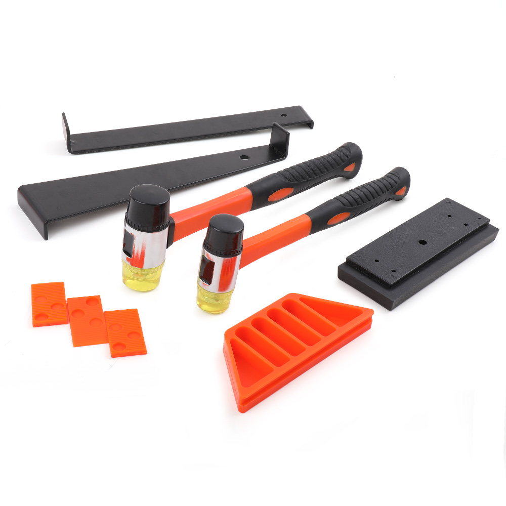 Julaihandsome Professional Laminate Wood Flooring Installation Kit , Spaces.Tapping Block, Pull Bar ,Mallet Hand Tool Set