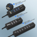 USB Hub 3.0 Multi USB 3.0 Hub USB Splitter High Speed 3 / 6 Ports Hab TF SD Card Reader All In One For PC Computer Accessories