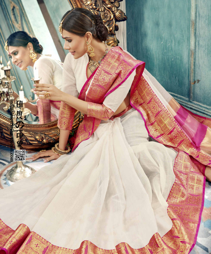 Thailand Tradition sarees for women in India Sari Silk Floss Sally Jacquard Weave Sari Dance costume saree indian clothing dress