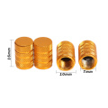 4pcs Aluminium Alloy Dustproof Tube Truck Car Bicycle Valve Caps Tyre Air Caps Valve Cover Car Wheel Tire Valves