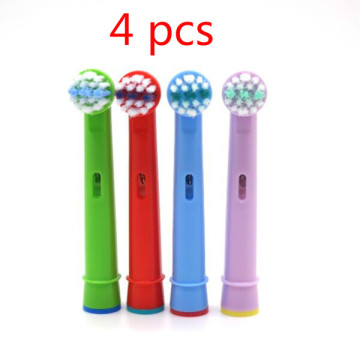 4pcs/pack Replacement Kids Children Tooth Brush Heads For Premium Oral-B Floss Action Generic Replacement Toothbrush Heads