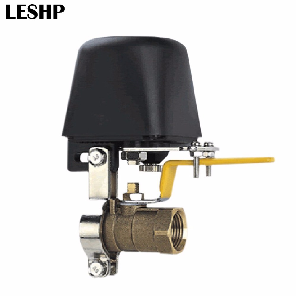 Gas Water Automatic Manipulator PipelineShut Off Valve Alarm DC8-16V Security Device For Kitchen & Bathroom Hot Wholesale