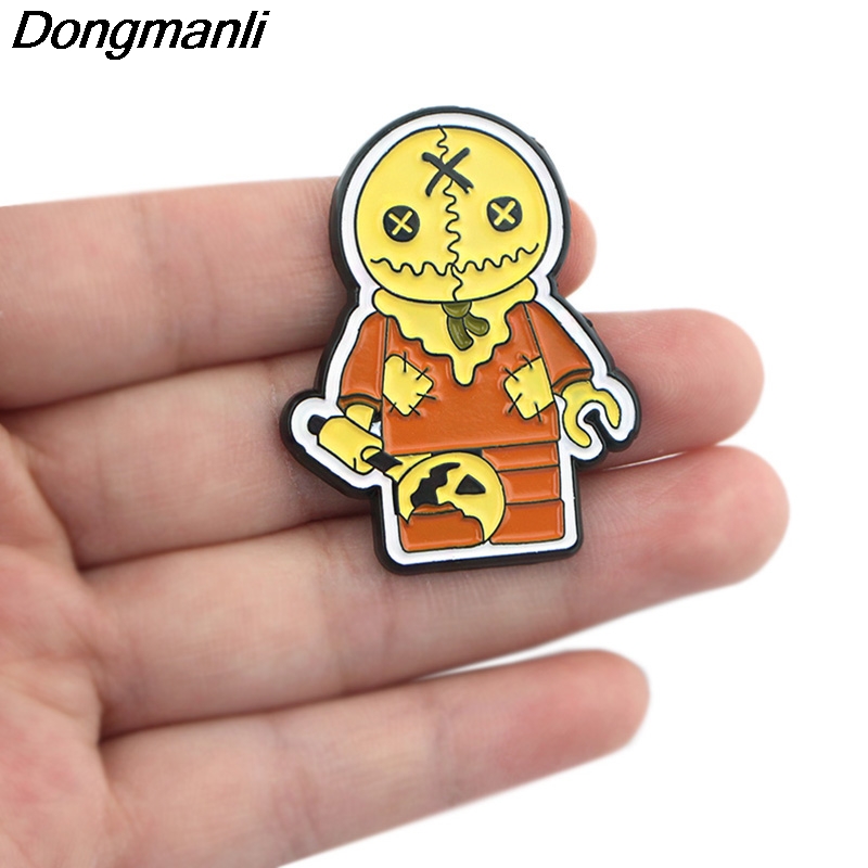 P4205 Dongmanli Cartoon Hellraiser Enamel Pin Brooches Metal Brooch Pins Badge backpack bag Collar Creative Jewelry