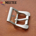 Meetee 2/5pcs 20/25mm Metal Belt Strap Adjustment Buckle Clip Hook DIY Shoe Webbing Roller Pin Buckle Leather Crafts Accessories