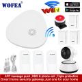 wofea WIFI RF Gataway Home Security Alarm System DIY KIT IOS&Android Smartphone App smart host V10