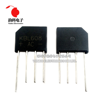 5PCS KBL608 KBL-608 6A 800V Diode Bridge Rectifier