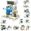 Cool 13 In 1 Solar Power Robot Kit DIY Toy Solar Powered Toy Transformation Robot Kit Educational Gift Toys for Kid