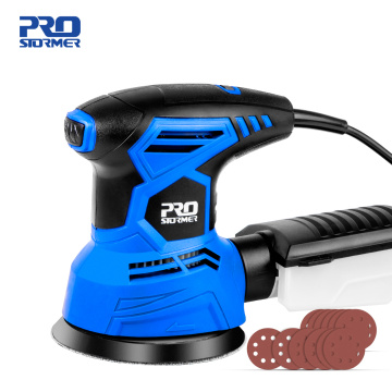 300W Random Orbit Sander 7 Variable Speed 13000RPM Orbital Sander 21Pcs Sandpapers Strong Dust Collection System By PROSTORMER