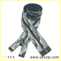 Customized Sublimation Printing Camouflage Plastic Zipper