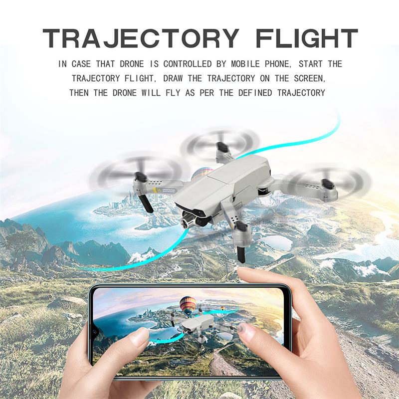 CSJ X2 Mini RC Drone Altitude Hold Foldable Quadcopter with 4K Full HD Camera Trajectory Flight Headless Mode