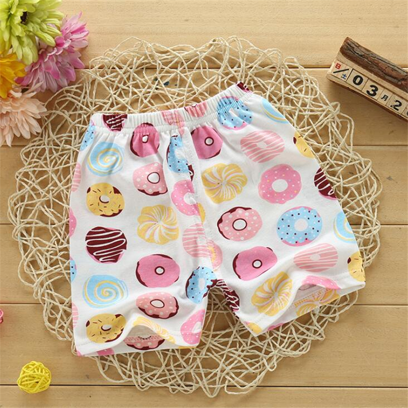 Newborn Baby Pants Baby Shorts Beach Clothing 0-5T Kids Shorts Cotton Children's Thin Pants Summer Cartoon Baby Clothing