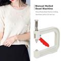 1Set Manual Nailed Bead Machine Clothing Pearl Rivet Craft for DIY Hat Tool