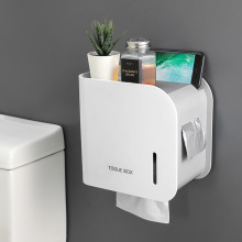 Waterproof Magnetic Suction Wall Mount Bathroom Toilet Paper Holder Paper Tube Storage Box Phone Kitchen Tissue Box Garbage Bag