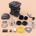 40MM Cylinder Piston Pan Oil Pump Oil Seal Cap Kit Fit Husqvarna 142 137 Gas Chainsaws Engine Motor Parts