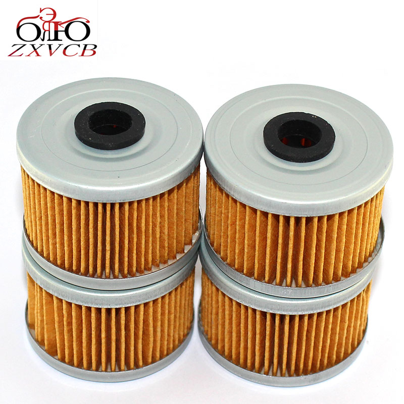 4 pcs for Honda ATC350 X FMX650 FX650 SLR650 TLR250 TRX700 XX XBR500 ATC250 ES ATC350 X Engine Oil Filter Cleaner