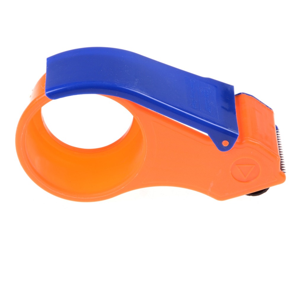 Simple &Practical Sealing Packaging Parcel Plastic Roller 2" Width Tape Cutter Dispenser