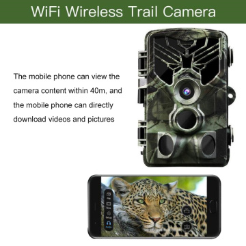 Wifi Bluetooth Trail Camera 40M Wireless Hunting Cameras 1080P 20MP Night Vision 0.3s Trigger Time Wild Cameras Night Vision