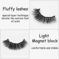 ISEEN10 Pairs Magnetic Eyelashs Set 3D False Eyelashes Extension Natural Lashs Waterproof Magnet Eyeline Liquid Tweezer