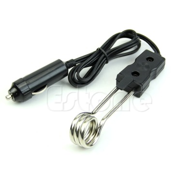 New Portable Safe 12V Car Immersion Heater Auto Electric Tea Coffee Water Heater