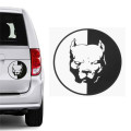 Waterproof Pitbull Dog Bulldog Car Sticker Decoration Decal Auto Styling Wall Stickers Horrible Dog Head Car Wall Sticker