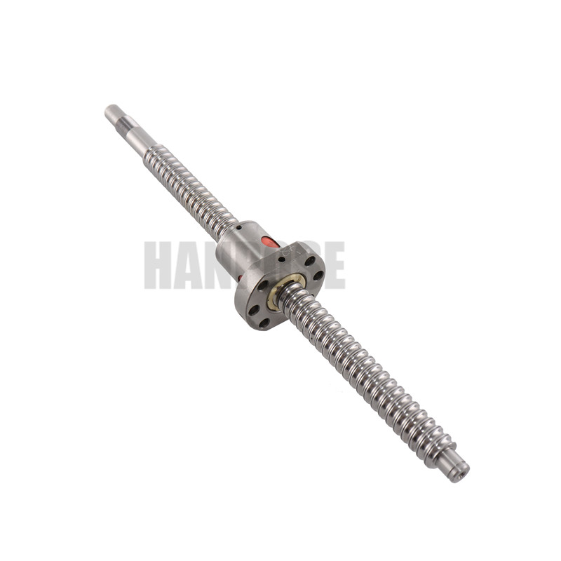 Free shipping SFU1605 200 300 400 500 600mm ball screw with flange single ball nut BK/BF12 end machined CNC