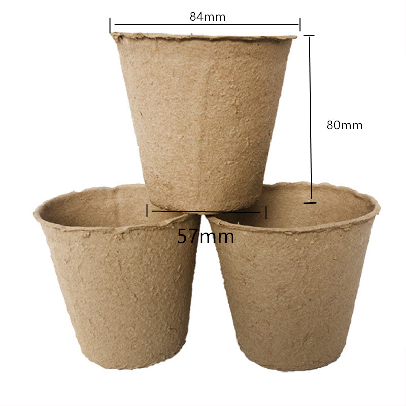 1/5/10PCS Paper Pot Plant Seedling Trays Vegetable Seeds Planting Flower Eco-Friendly Biodegradable Cup for Garden Absorb Water