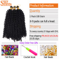 Silky Strands Synthetic Hair Ombre Curly Crochet Hair Extensions For Black Women Bohemian Braiding Hair Bulk For Twist Braids