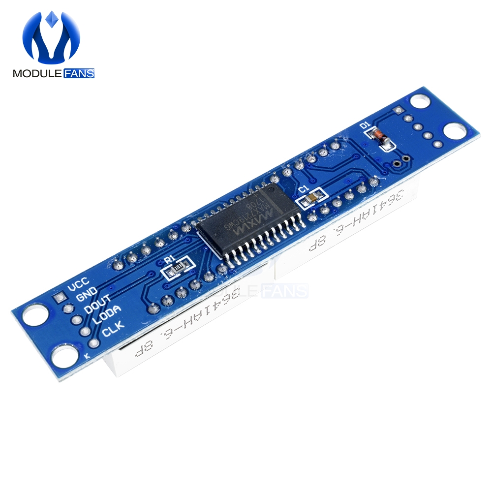 MAX7219 LED Dot Matrix 8 Digit Digital Tube Display Control Module For Arduino 3.3V 5V Microcontroller Serial Driver 7-segment