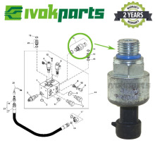 Trans Oil Pressure Sensor Part # RE204264 For JOHN DEERE Tractors Combine Harvester 5430 6130 6230 6330 6630 6830 6930