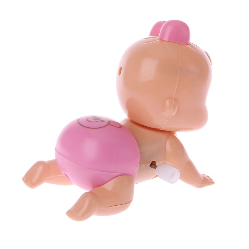 Twist Ass Baby Crawling Crawl Doll Clockwork Doll Wind Up Toy For Boy Girl Party Gift