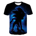 Summer Kids Clothes Short Sleeve 3D Cartoon Printed Sonic the Hedgehog T Shirt for Boys Streetwear Teenager Boys Children Tops