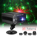 AC100V~240V Laser Projector Light 48 Patterns DJ Disco Light Music RGB Stage Lighting Effect Lamp for Christmas KTV Home Party