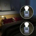 Battery Powered LED Pull String Cord Night Light Bulb Wall Lights Stick Up White Portable Handy Bedroom Cabinet Closet Lamp