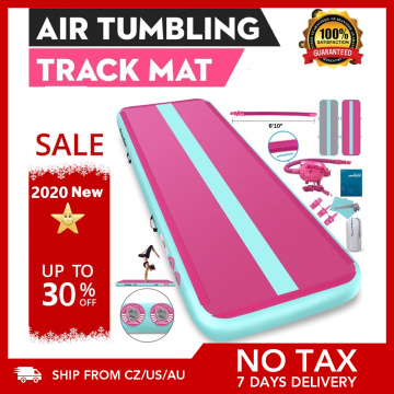 Furgle 2020 Upgrade Airtrack 7 Days Delivery Gym Tumble Airtrack Inflatable Air Track Gymnastics Air Floor Mattress Yoga Mat