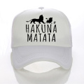 New Hakuna Matata letter print baseball caps men Women Summer Mesh cap Fashion outdoor sunhat men trucker cap