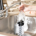 Glass cleaning brush Kitchen Cleaning Wine Cup Cleaner Scrubber Double Rotating Brush Glass Washer With Double Sided Brush D40