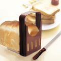 Adjustable Bagel Bread Slicer Toast Loaf Cutter Sandwich Slicing Tool Folding