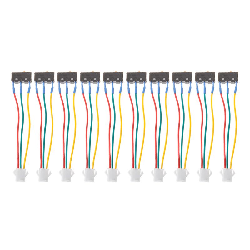 10pcs Gas Water Heater Micro Switch Three Wires Small On-off Control Without Splinter Dropshipping