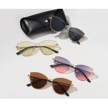 Large newest fashion men women sunglasses custom shades wholesale street style sunglasses frame metal sun glasses