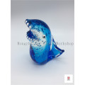 Blue Shark Glass Sculpture