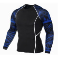 Mens sports athletic tops polyester long sleeve shirts