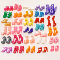 Random Wardrobe closet storage cabinet clothes accessories hangers shoes high heels bags handbags For Barbie Doll accessories