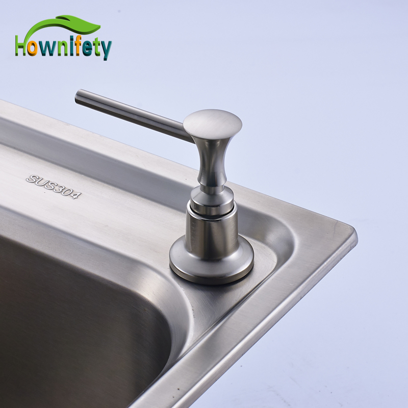 Stainless Steel Kitchen Sink Soap Dispenser Sink Liquid Soap Dispenser Deck Mounted