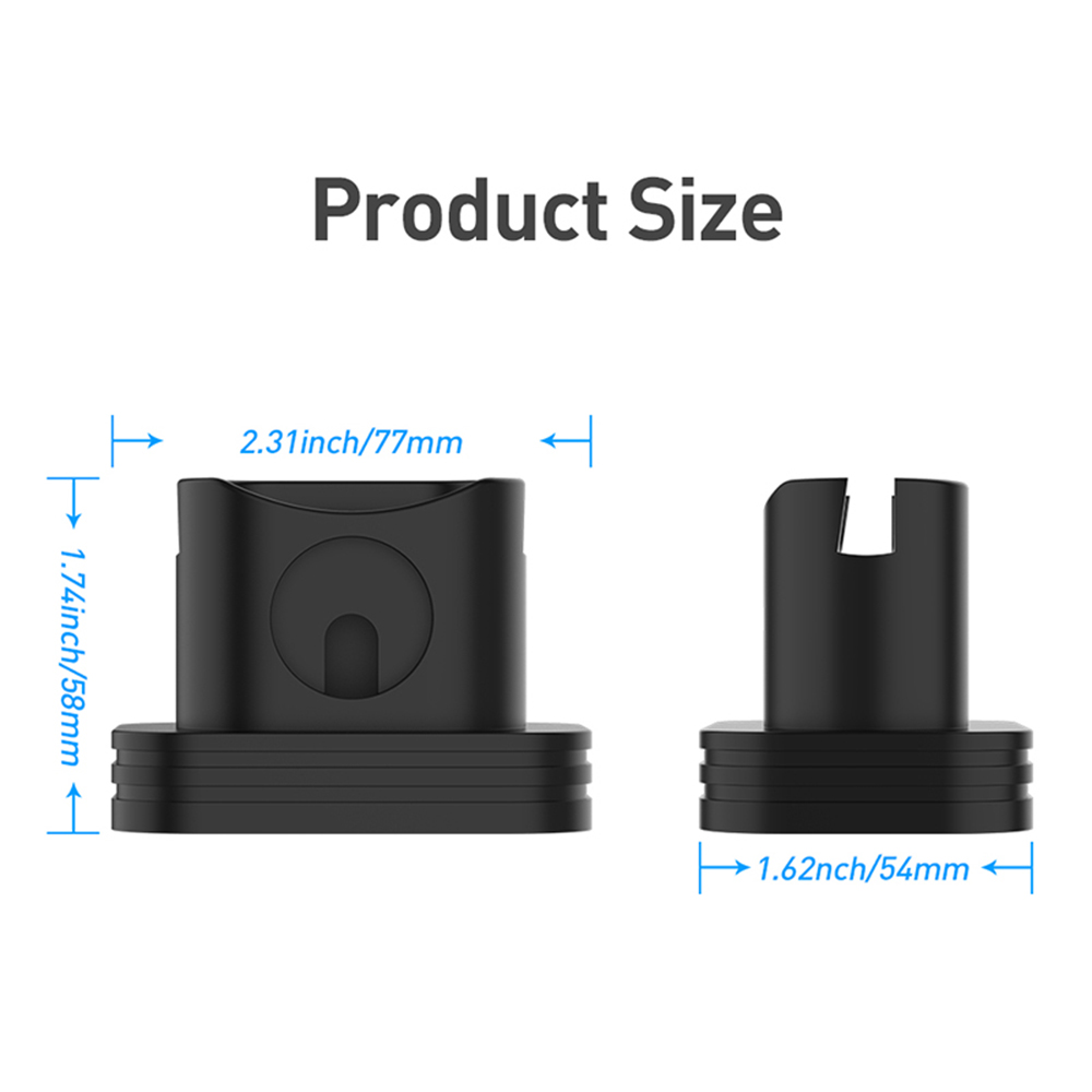 Portable Charging Dock Station Soft Silicone Desk Charging Base Anti-Fall Stand Holder For Earphone Case Charger Desktop Stand