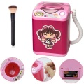 Drop Ship Multifunction Mini Makeup Brush Powder Puff Washing Machine Simulation Toys Pretend Kid Play Electric Cleaner Tool