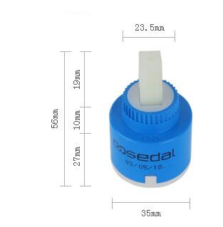 Ceramic cartridge Spain famous SEDAL 35mm 40mm Ceramic Cartridge Faucet Cartridge Mixer Low Torque Faucet Accessories Spindle