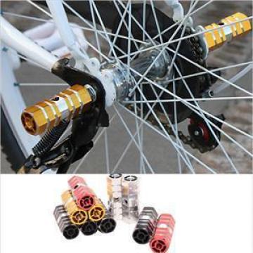 1Pair MTB Bike Bicycle Pedal Front Rear Axle Foot Pegs BMX Footrest Lever Cylinder Bike Accessories High quality