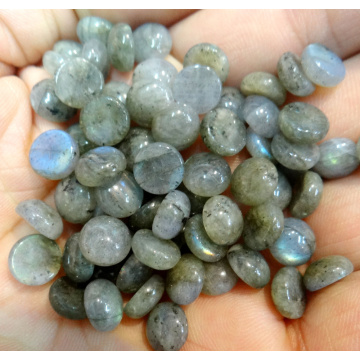 8mm Natural stone Turquoises labradorite Quartz crystal Cabochon Pendant for diy Jewelry making necklace Accessories30PCS